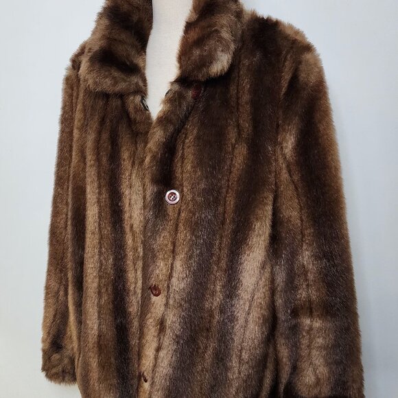 Blushe reversable faux fur leather jacket - Picture 1 of 5